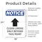 Signmission Clean Linens Only Sign With Symbol, 18 in W x Rectangle, Vinyl Decal OS-2PACK-NS-D-1824-V-10616 - alternate 6